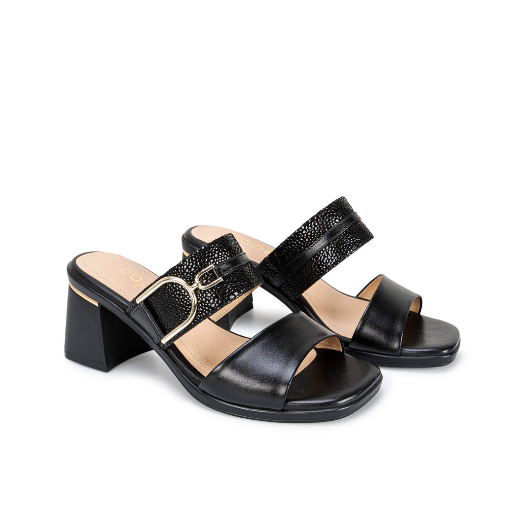 Sandalia Strap Casual Negro