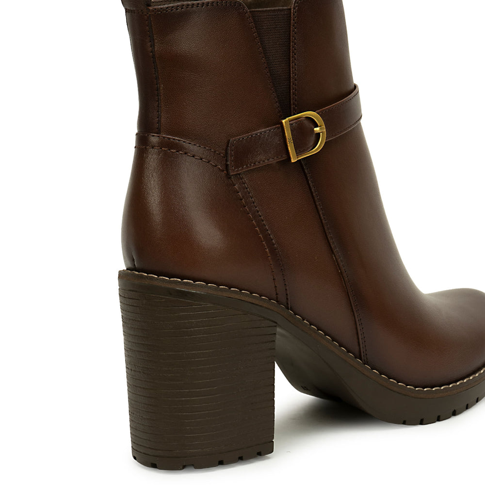 Botin Chelsea Casual Canela