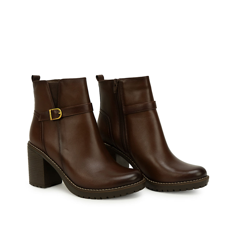 Botin Chelsea Casual Canela