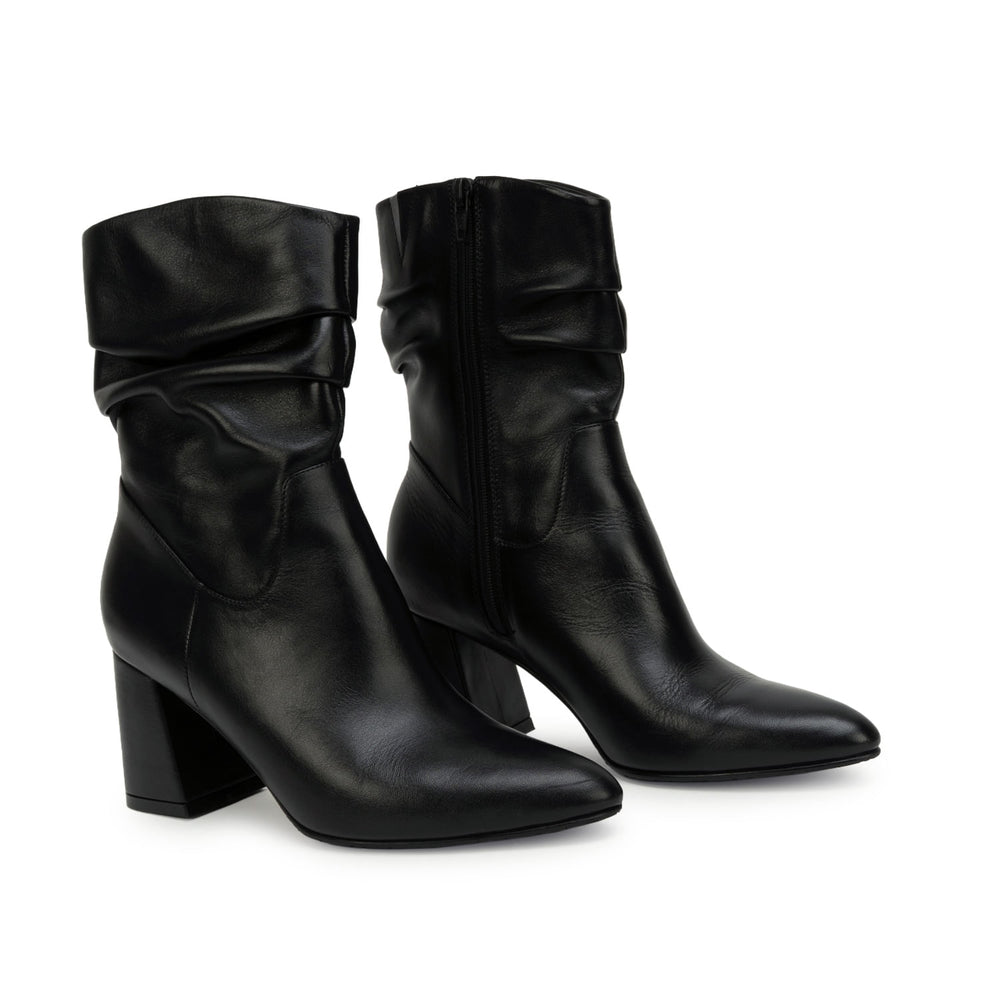 Bota Media Casual Negro