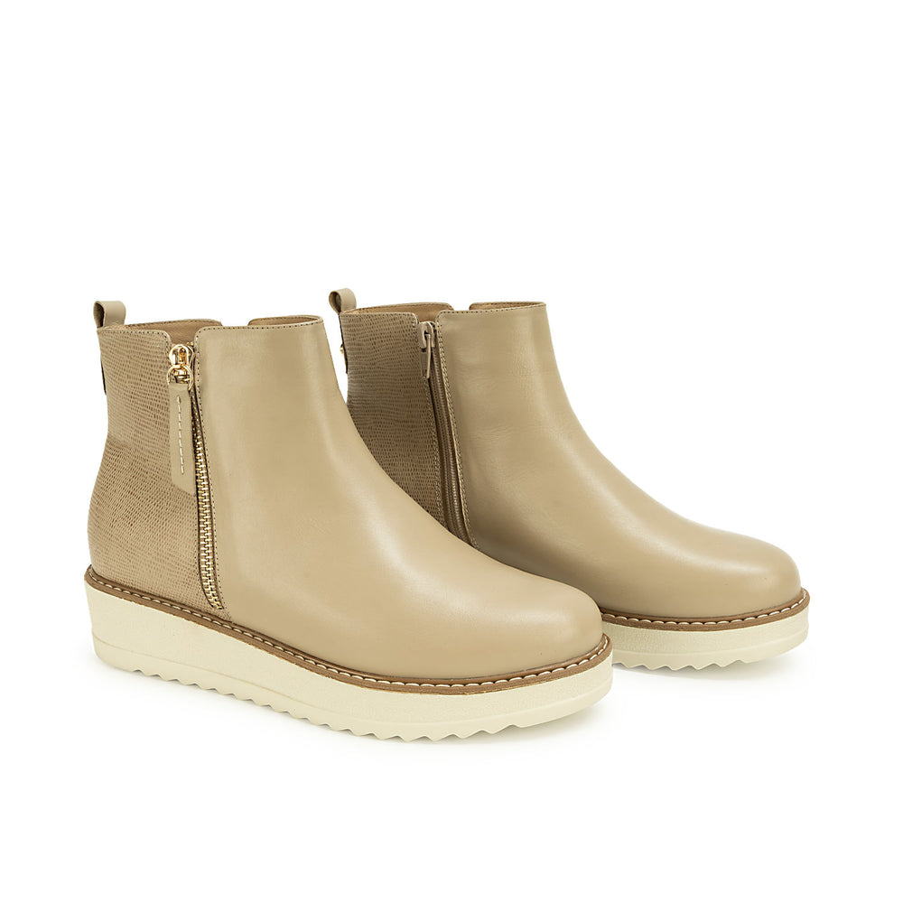 Botin Jodhpur Casual Taupe