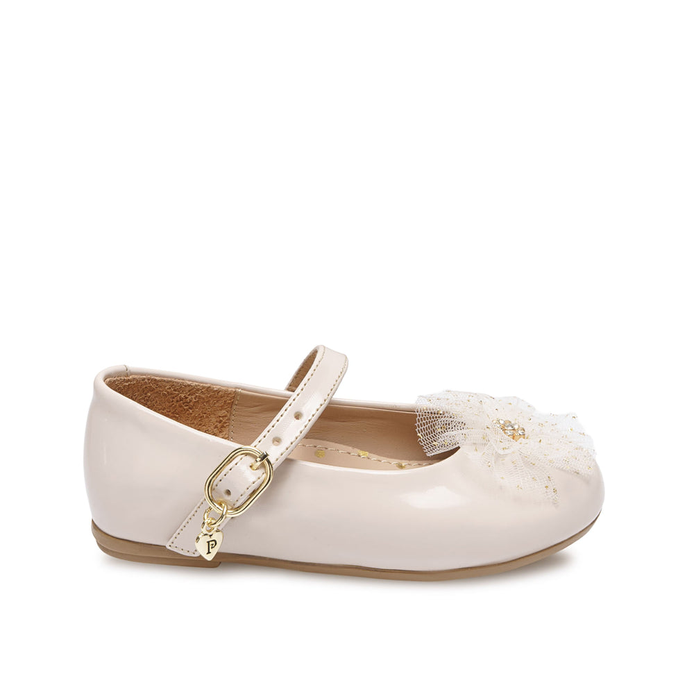 Zapato Ballerina Casual Hueso