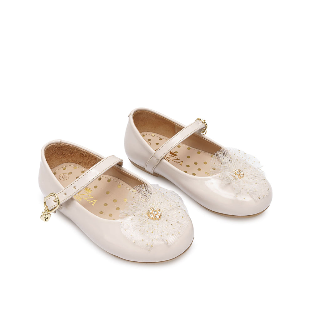 Zapato Ballerina Casual Hueso