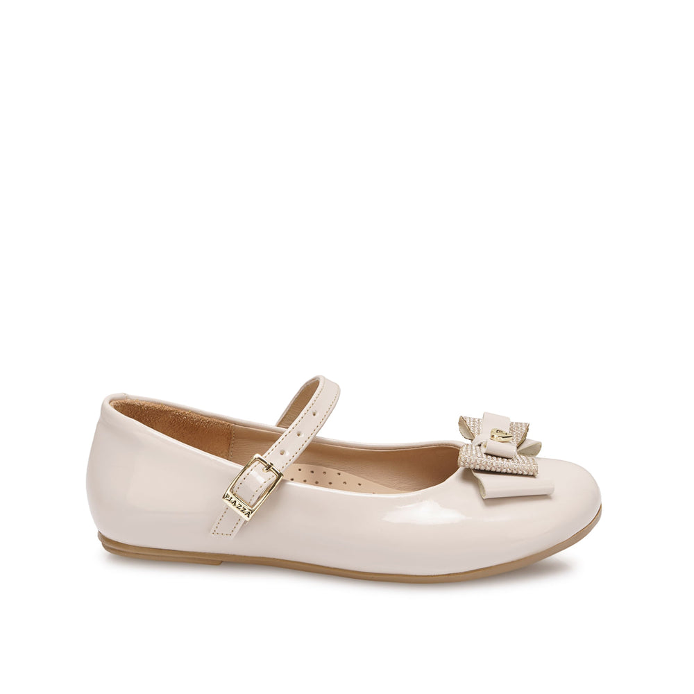 Zapato Ballerina Casual Hueso