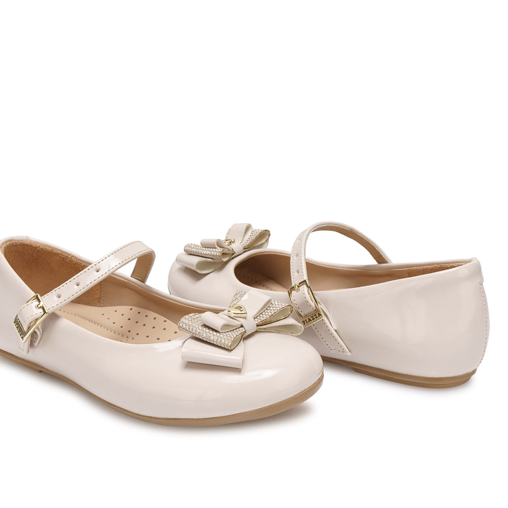 Zapato Ballerina Casual Hueso