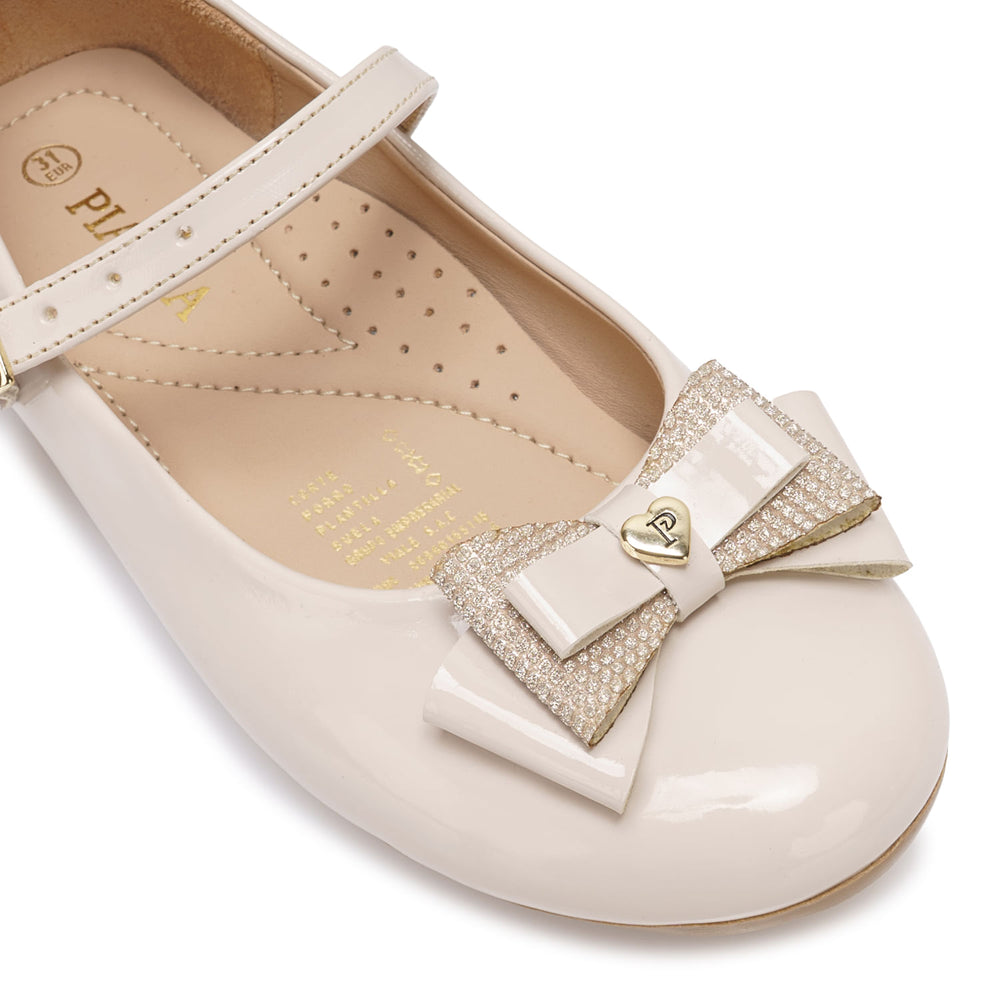 Zapato Ballerina Casual Hueso