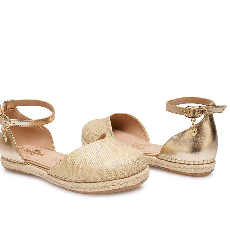 Zapato D'orsay Casual Dorado