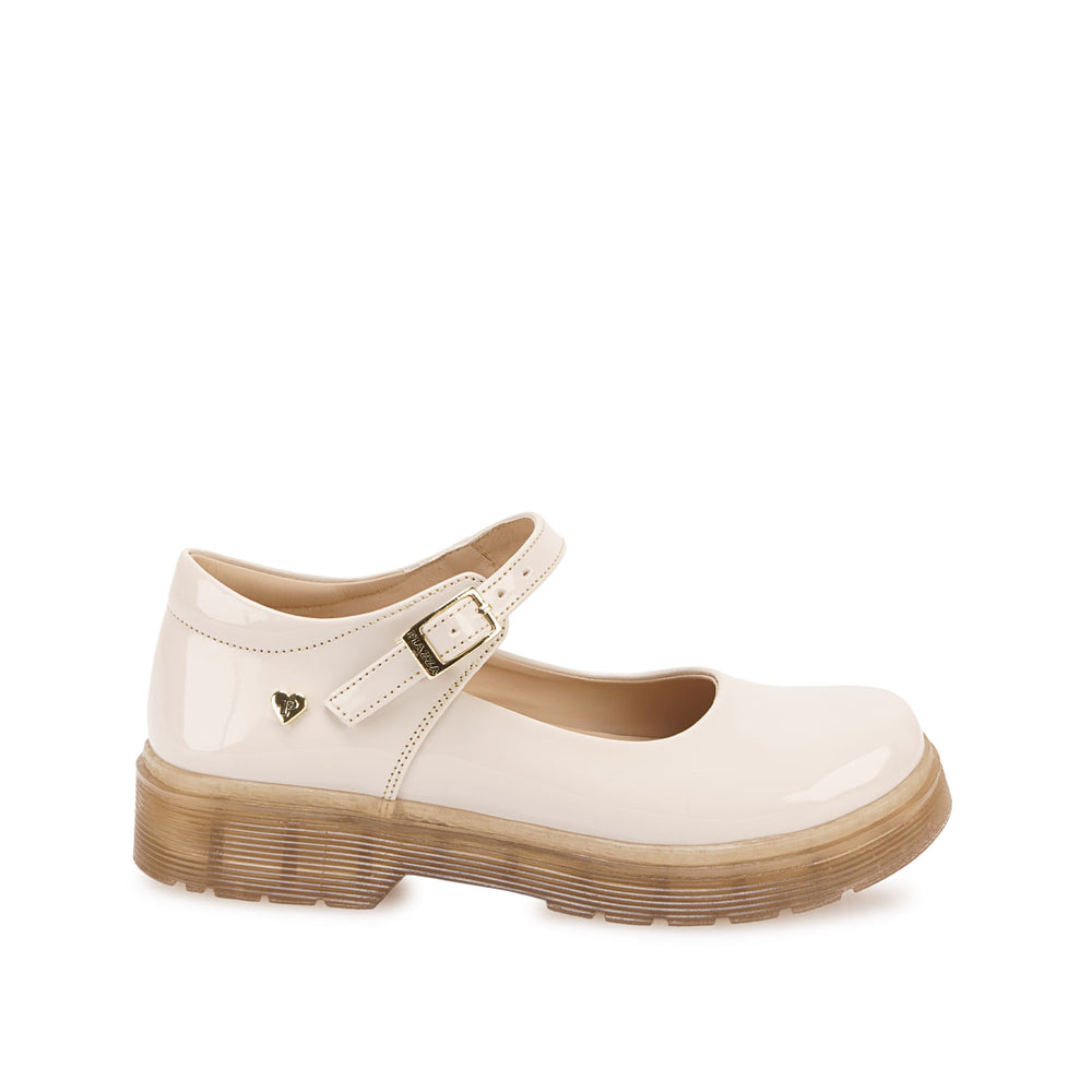 Zapato Ballerina Casual Hueso