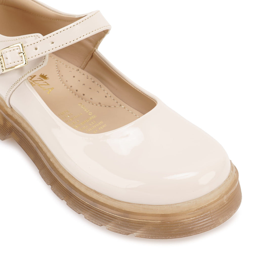 Zapato Ballerina Casual Hueso