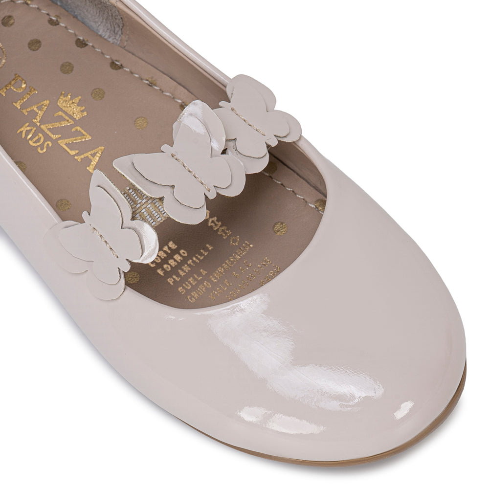 Zapato Ballerina Casual Hueso