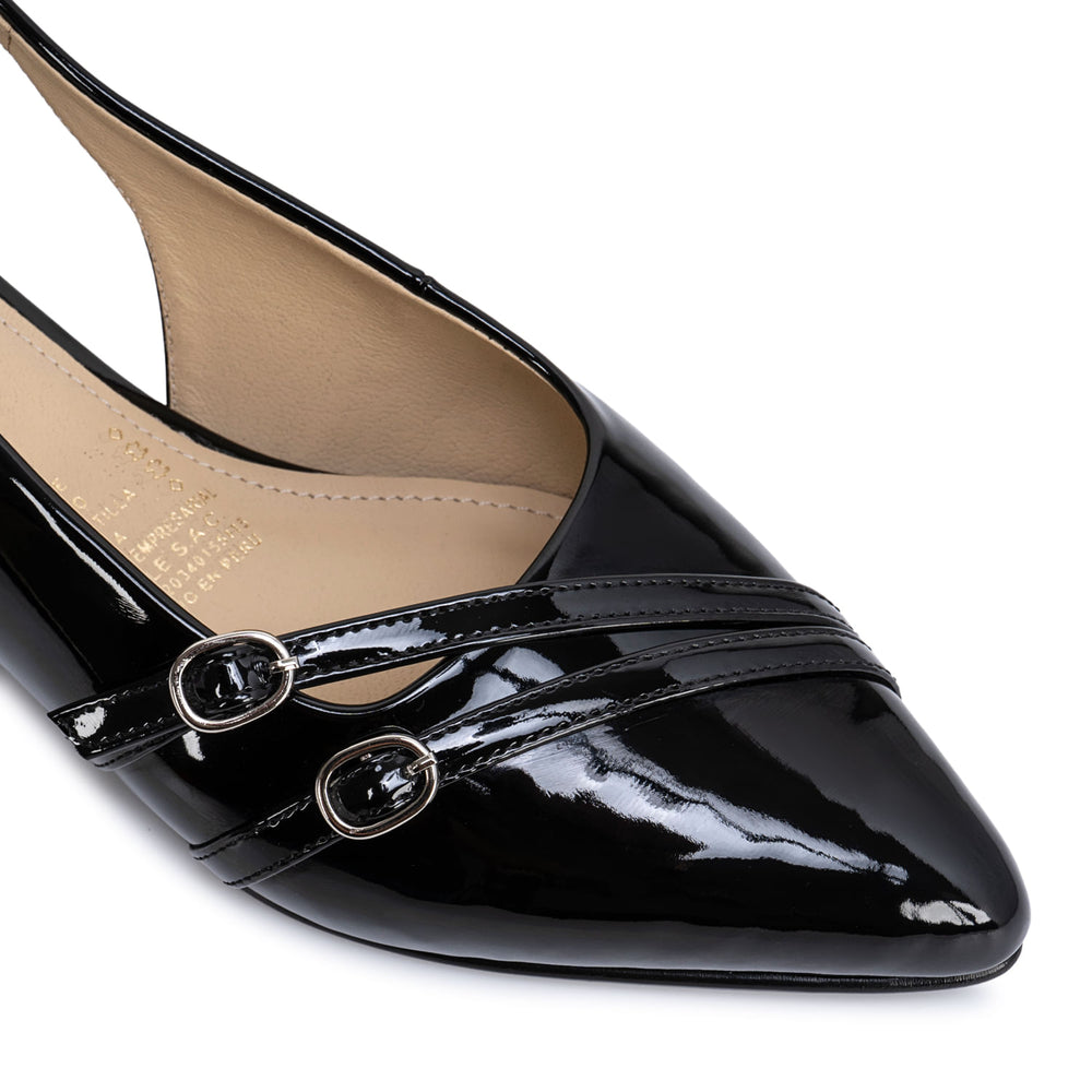 Zapato Stiletto Casual Negro