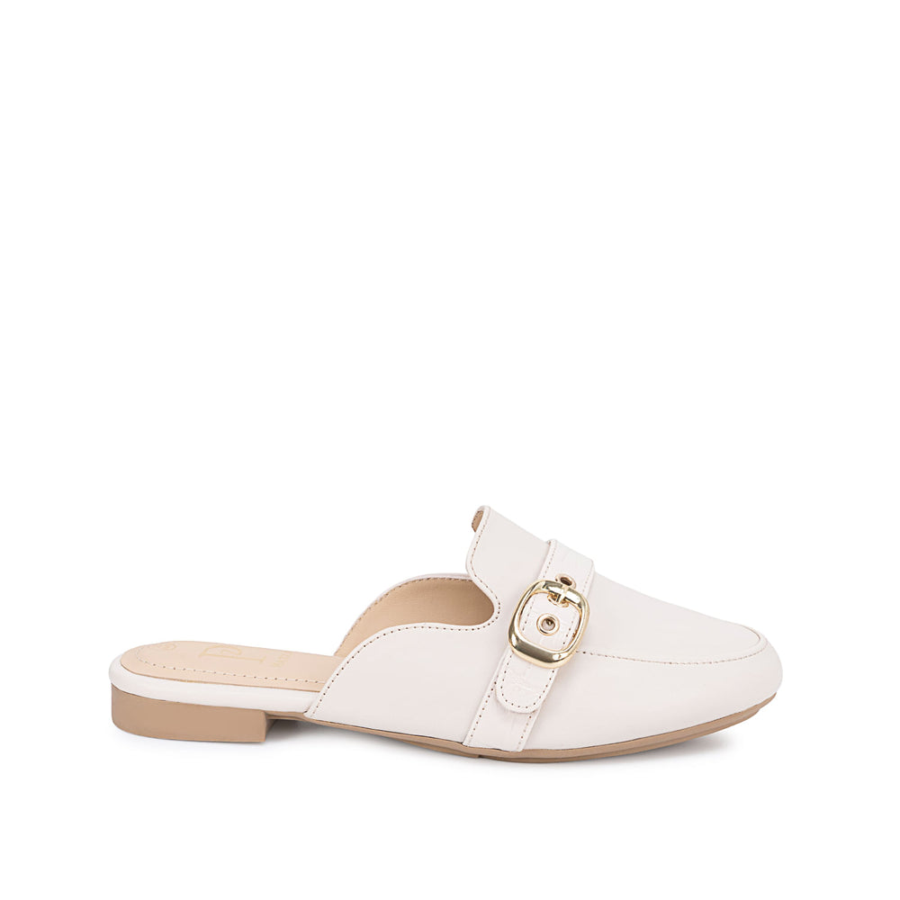 Zapato Sueco Casual Hueso