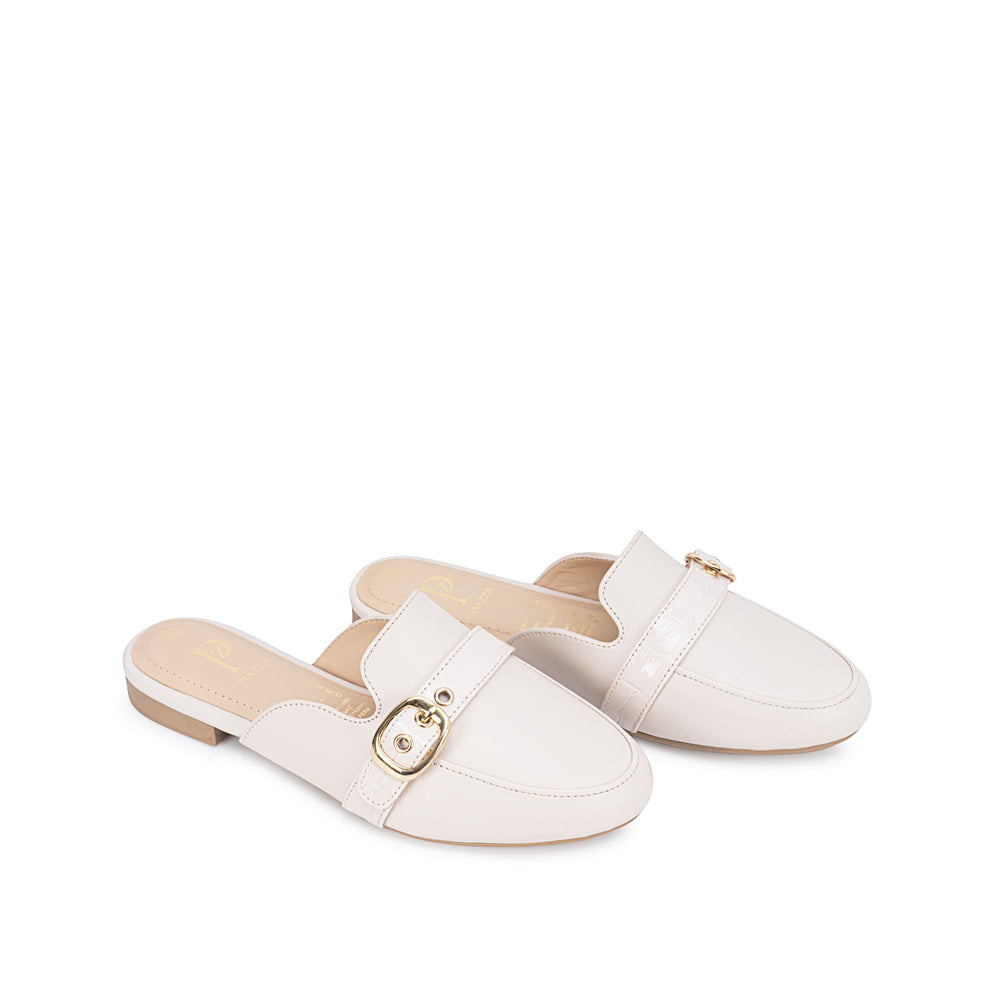 Zapato Sueco Casual Hueso