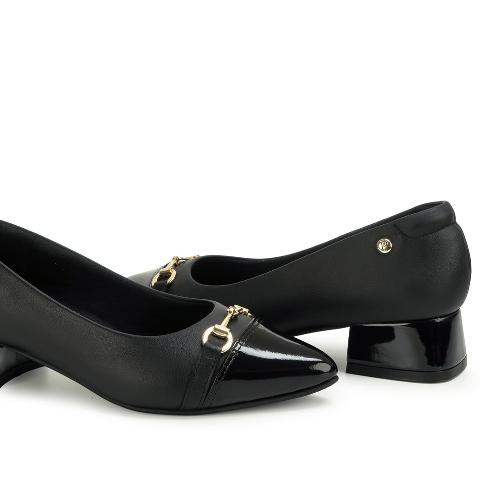 Zapato Stiletto Casual Negro