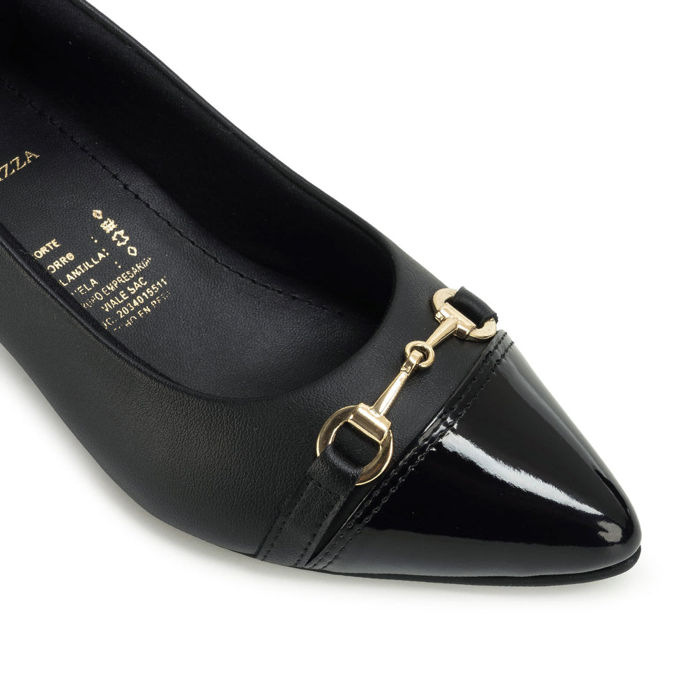 Zapato Stiletto Casual Negro