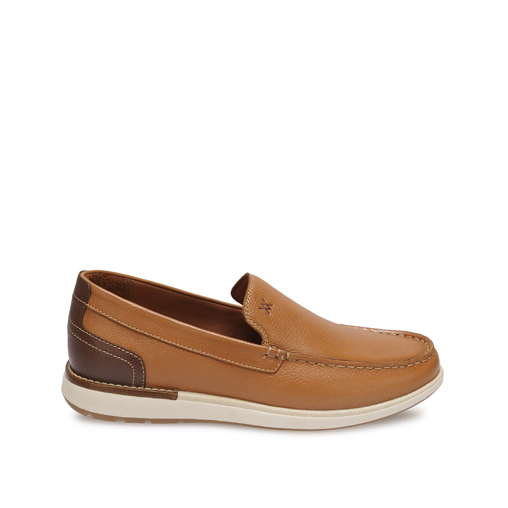 Zapato Mocasín Casual Habano