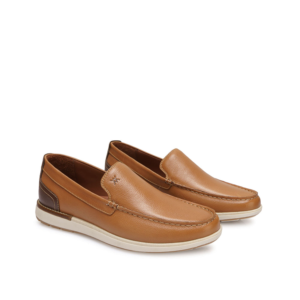 Zapato Mocasín Casual Habano