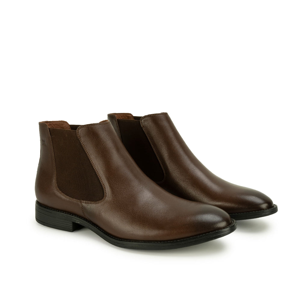 Botin Chelsea Casual Marron