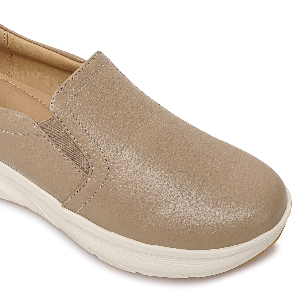 Zapato Slip On Casual Vainilla