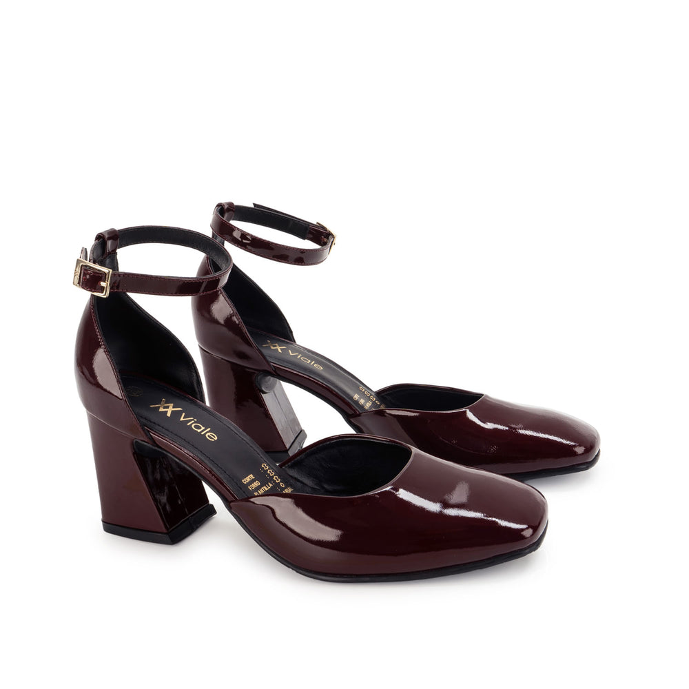 Zapato D'Orsay Vestir Vino