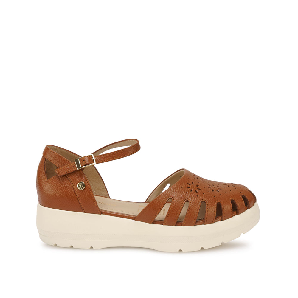 Sandalia Franciscana Casual Natural