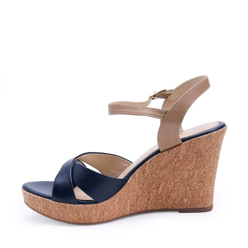 Sandalia D'orsay Casual Azul