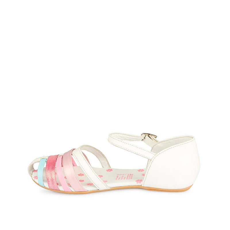 Sandalia D'orsay Casual Blanco