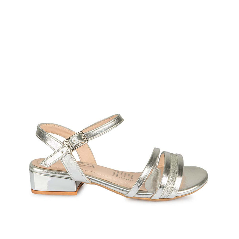 Sandalia D'orsay Casual Plata