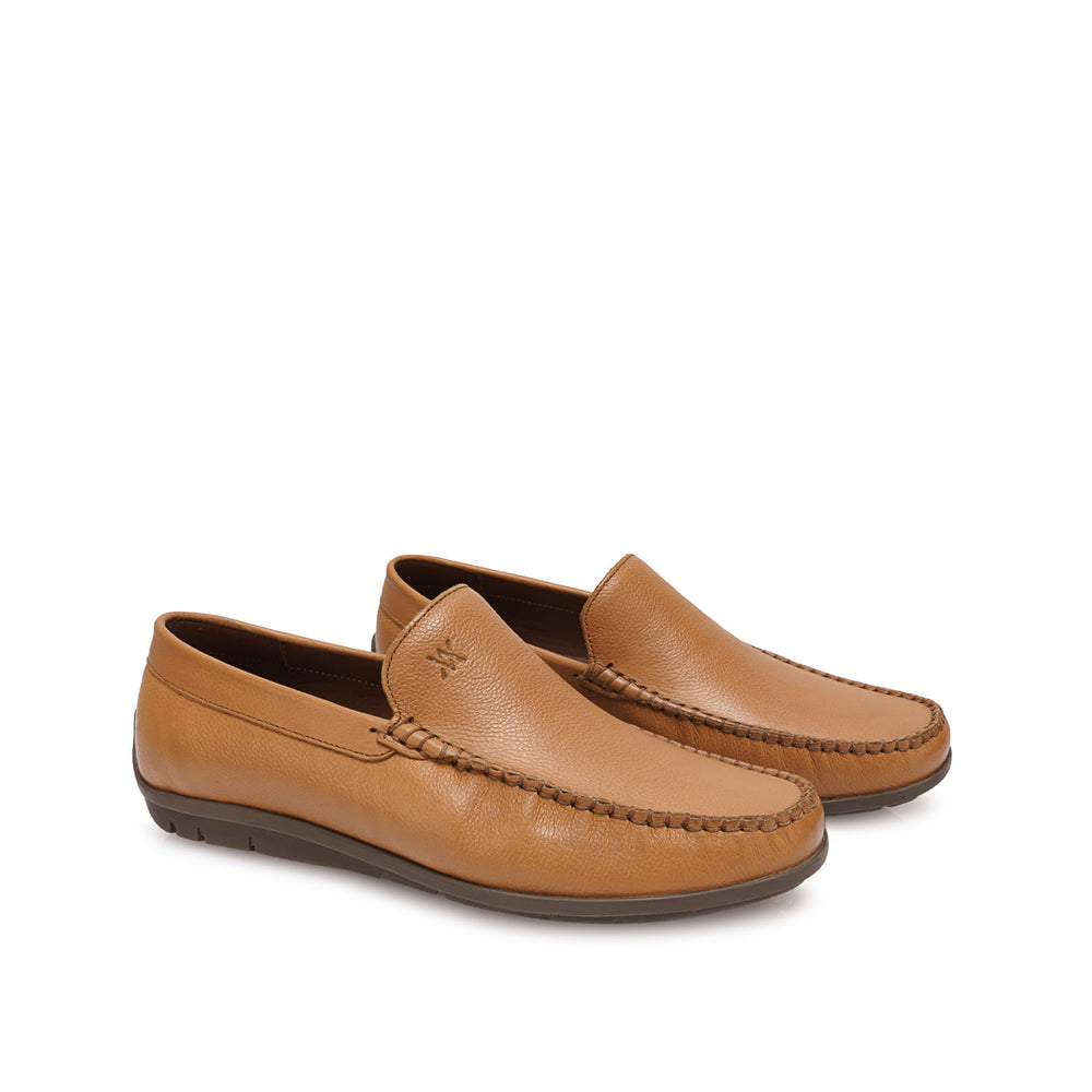 Zapato Mocasín Casual Nutria