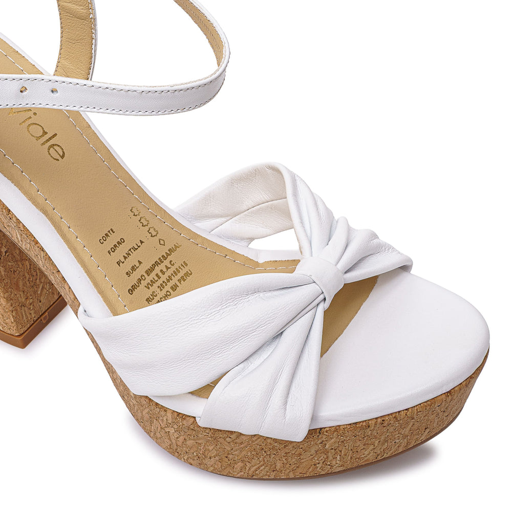 Sandalia D'orsay Casual Blanco