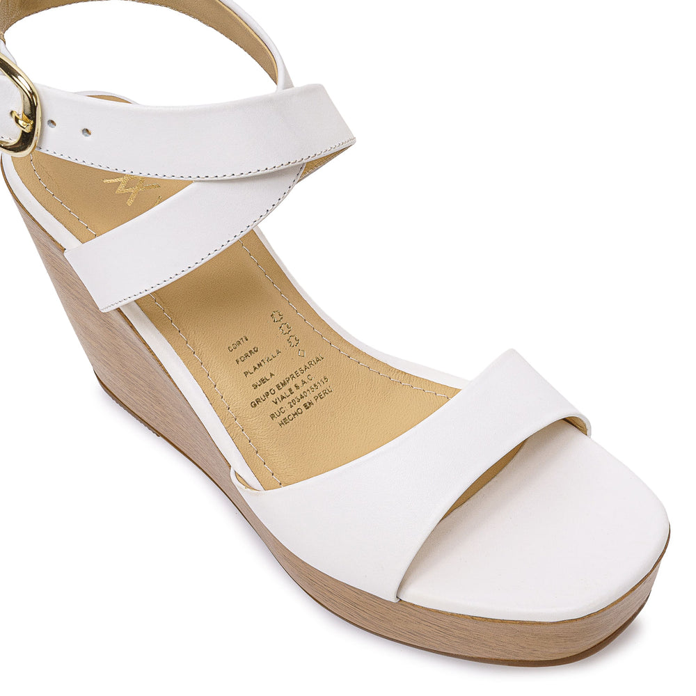 Sandalia D'orsay Casual Blanco