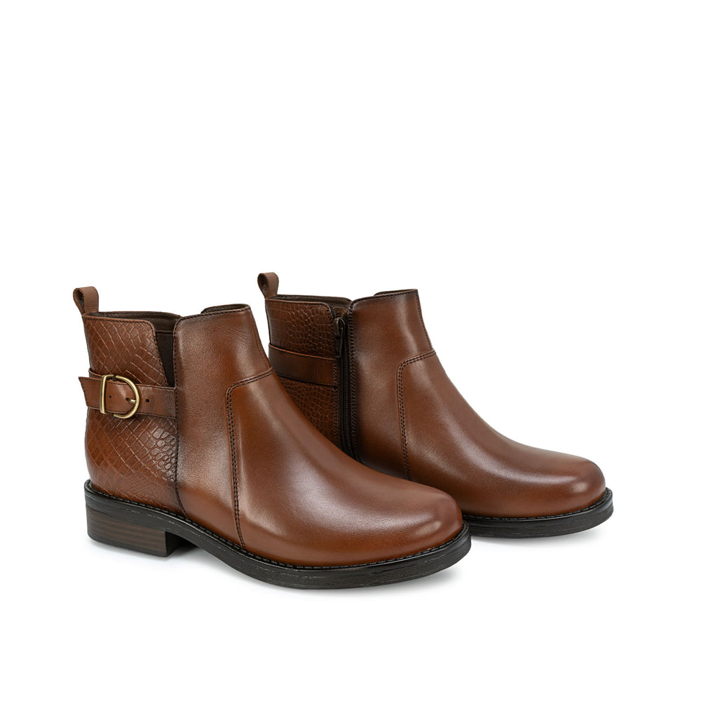 Botin Jodhpur Casual Tabaco