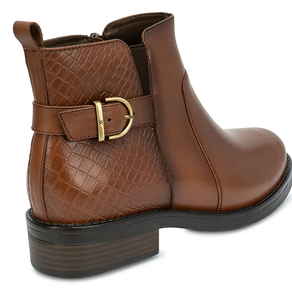 Botin Jodhpur Casual Tabaco