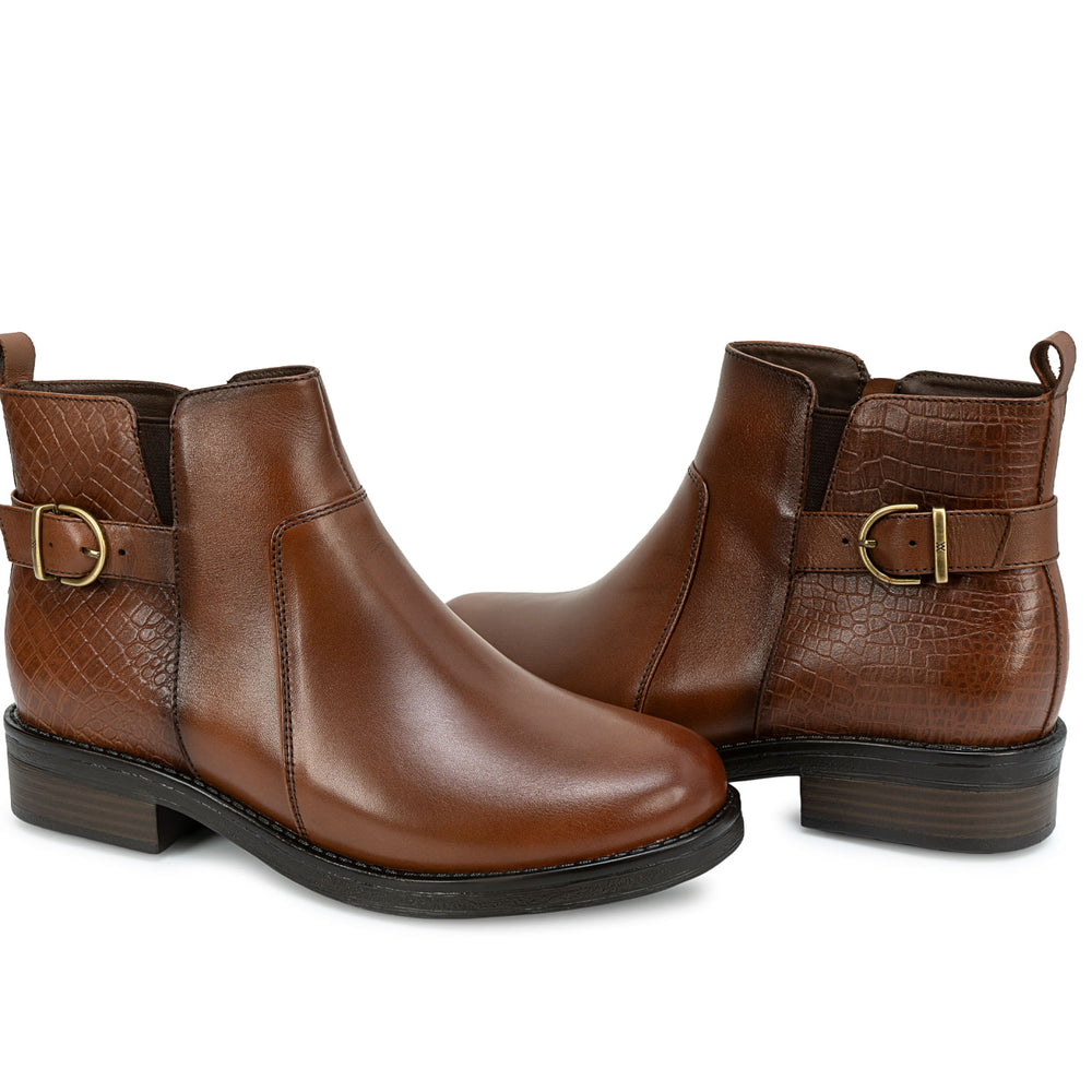 Botin Jodhpur Casual Tabaco