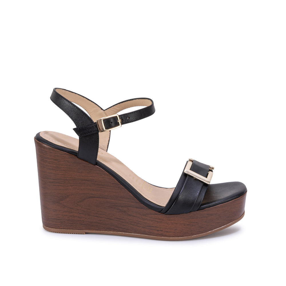 Sandalia D'Orsay Casual Negro