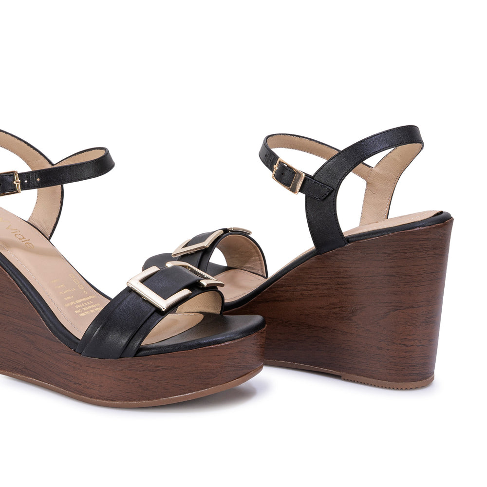 Sandalia D'Orsay Casual Negro