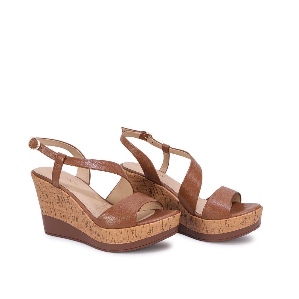 Sandalia Strap Casual Cuoio