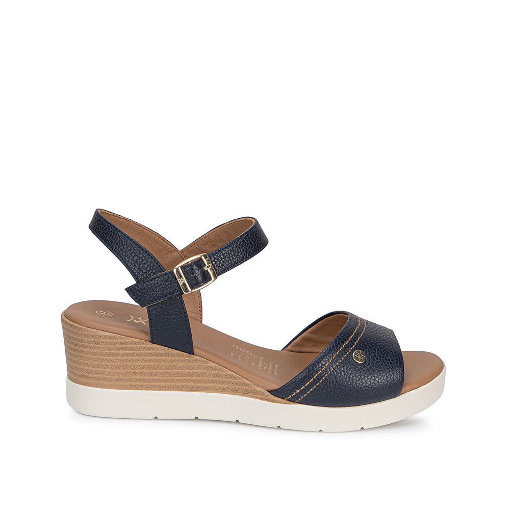 Sandalia D'Orsay Casual Azul