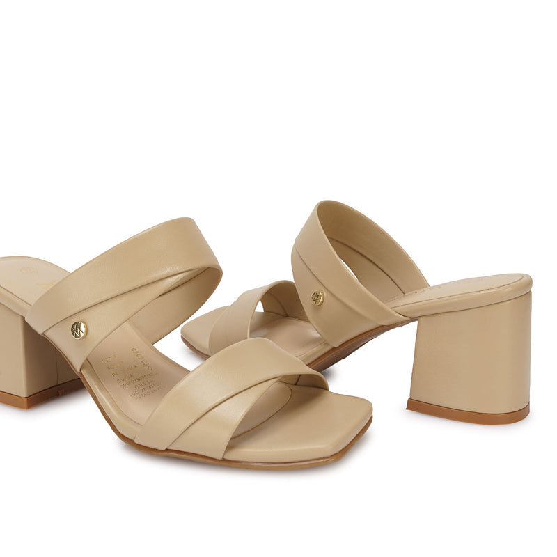 Sandalia Strap Casual Pele