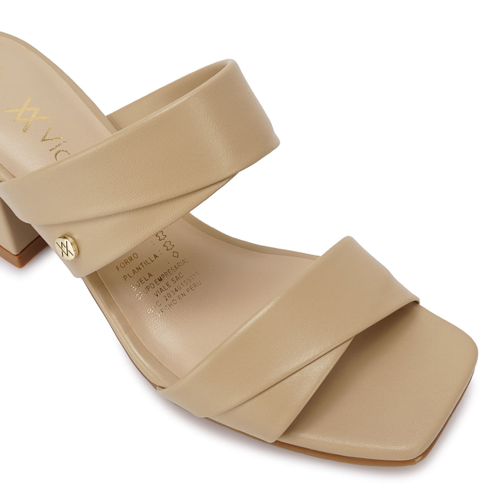 Sandalia Strap Casual Pele