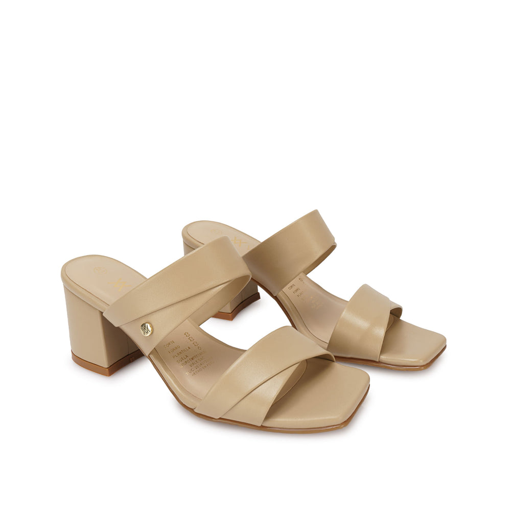 Sandalia Strap Casual Pele