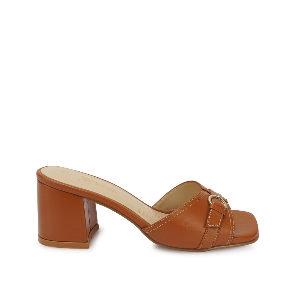 Sandalia Slide Casual Natural