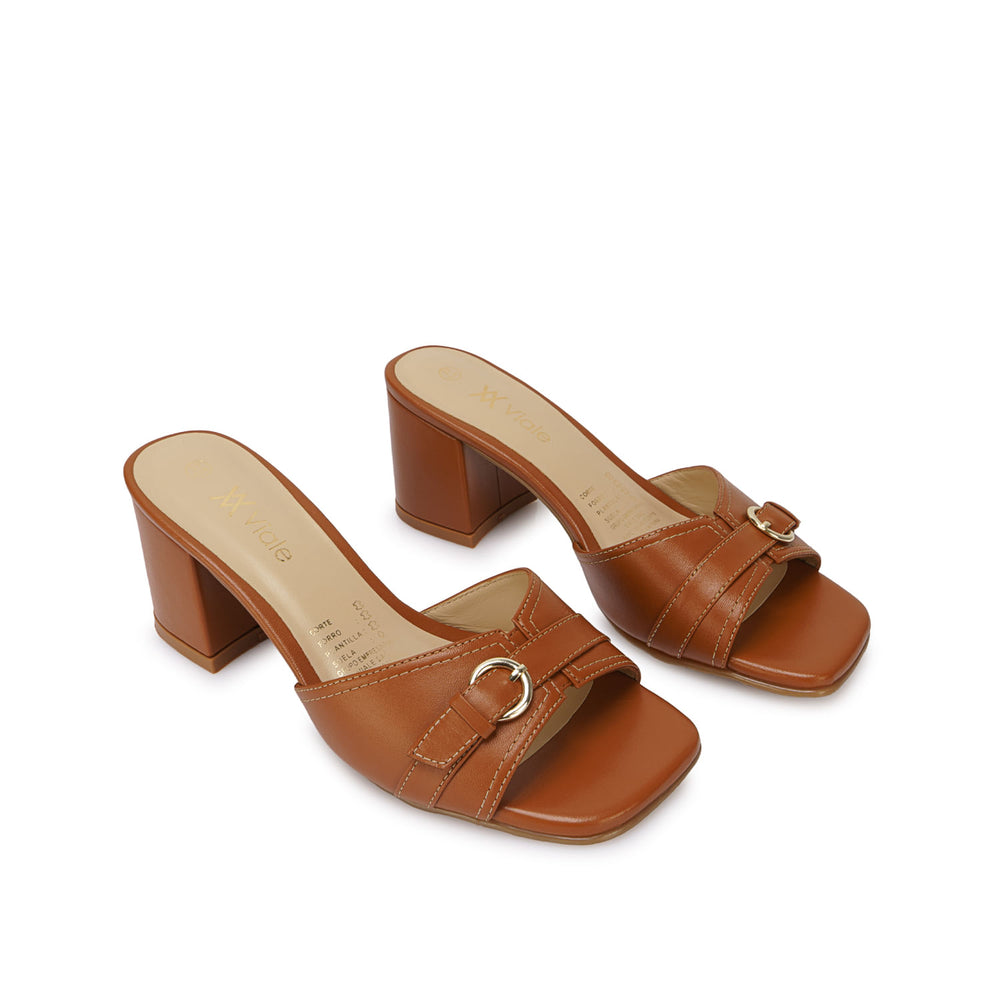 Sandalia Slide Casual Natural