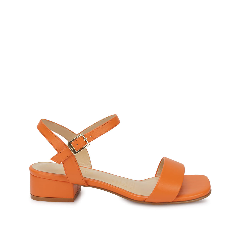 Sandalia D'orsay Casual Naranja