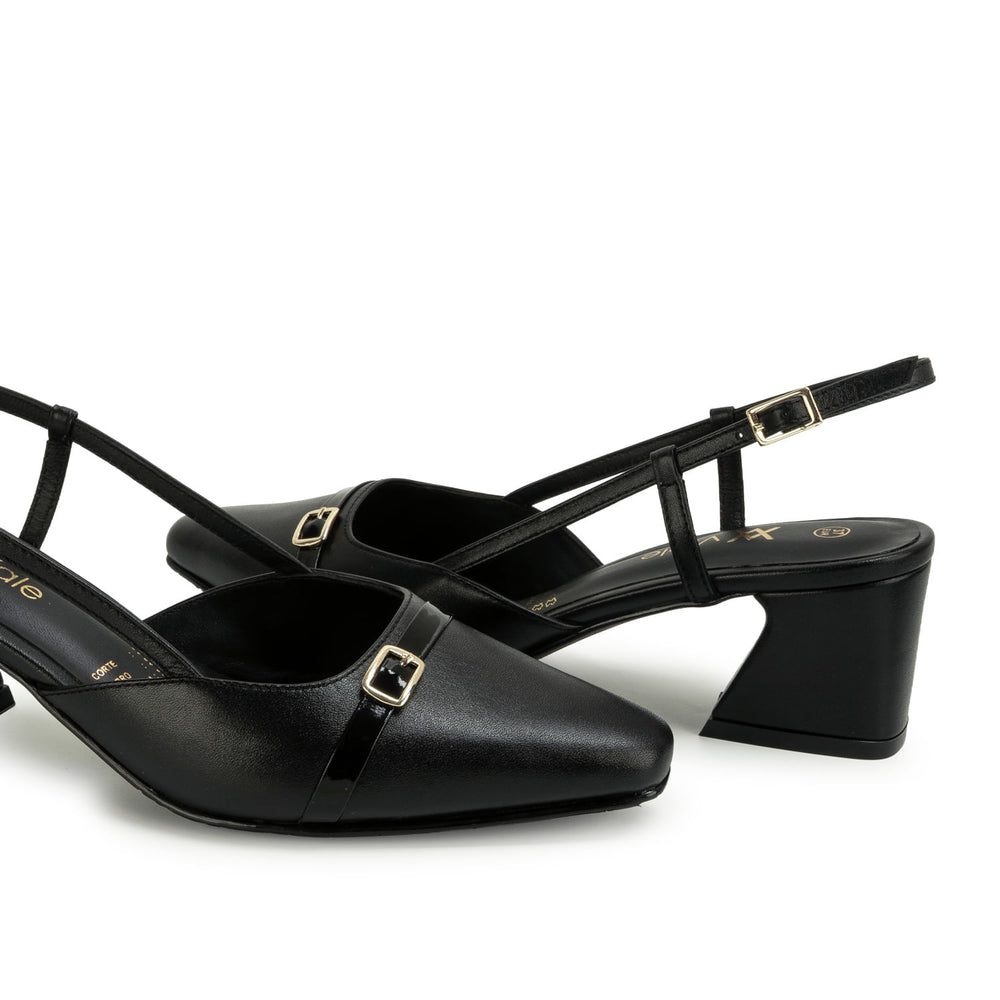 Zapato Stiletto Vestir Negro