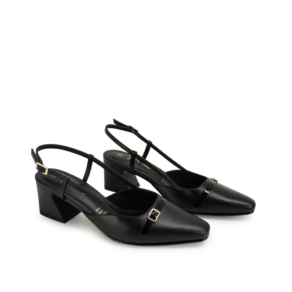 Zapato Stiletto Vestir Negro