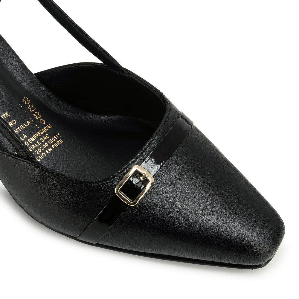 Zapato Stiletto Vestir Negro