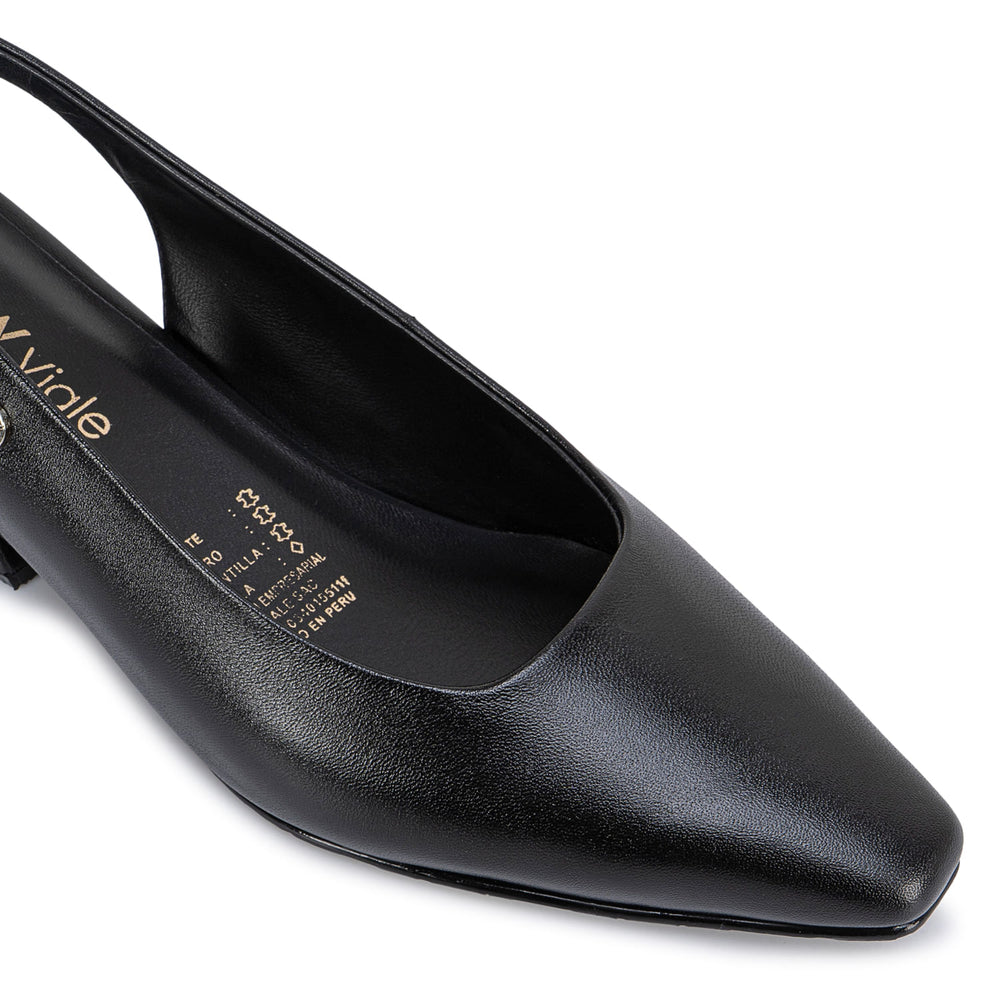 Zapato Stiletto Vestir Negro