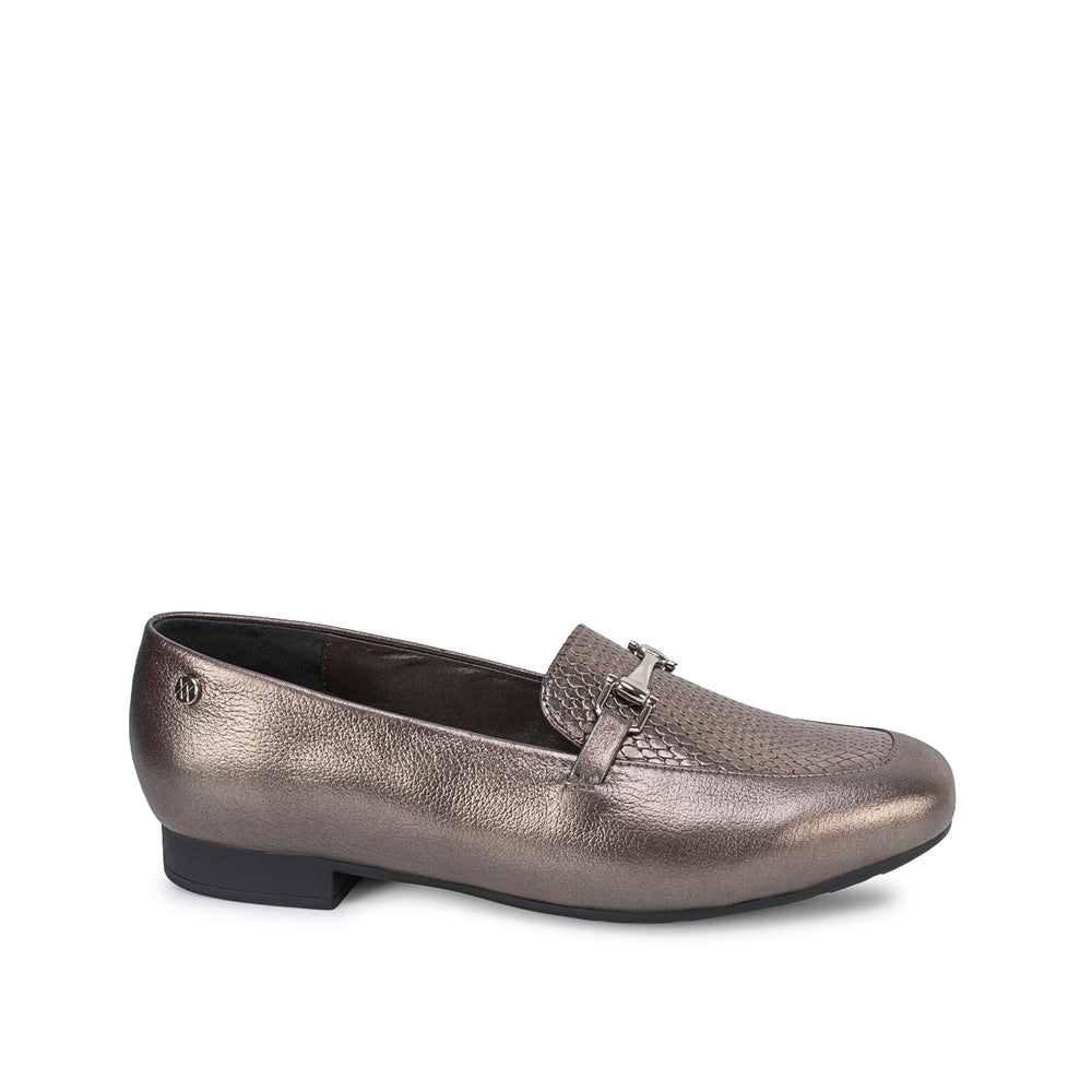 Zapato Mocasín Casual Plata/Quem