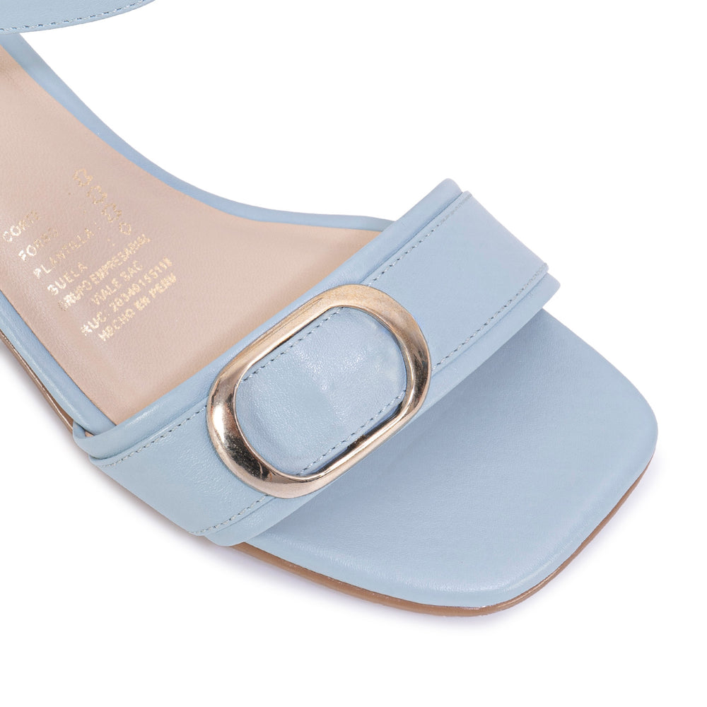 Sandalia D'Orsay Casual Celeste